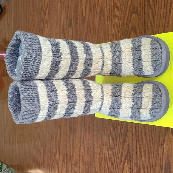 UGG Knit Tall Boots - Picture 1 of 8